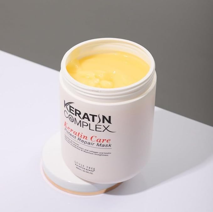 Keratin Complex Keratin Care, Smoothing Shampoo, Nourishing Conditioner, Hair Repair Mask with Bond Sealing har Syrum. Complete hair care. (Hair mask 1pc) - Image 2